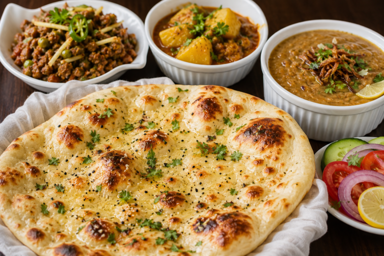Oven Baked Pakistani Butter Naan